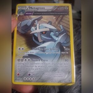 Pokemon Trading Card - Yellow and Blue Metagross